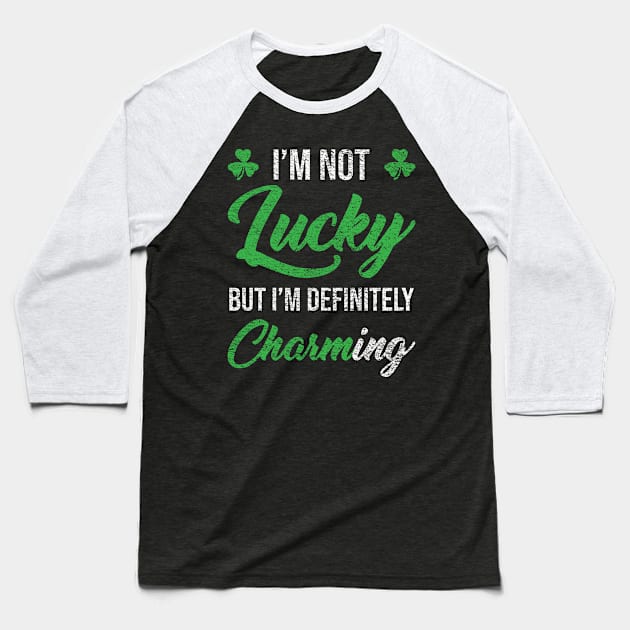 St. Patrick's Day - Charming Baseball T-Shirt by theanimaldude